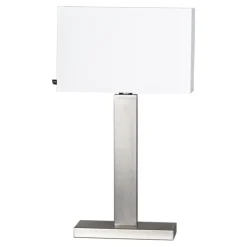 By Rydéns Tischlampe Metall Stoff 69,5 cm hoch E27 eckig Modern* Wohnzimmerlampen|Schlafzimmer Lampen