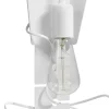 Sollux Tischlampe Metall Weiß 31 cm klein Modern dekorativ E27* Moderne Lampen|Wohnzimmerlampen