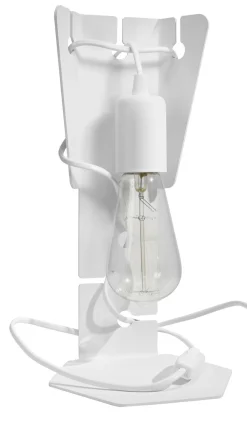 Sollux Tischlampe Metall Weiß 31 cm klein Modern dekorativ E27* Moderne Lampen|Wohnzimmerlampen