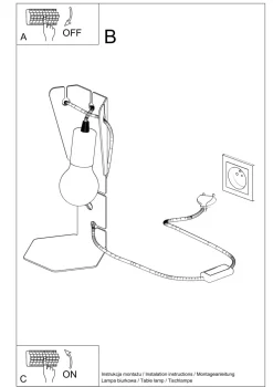 Sollux Tischlampe Metall Weiß 31 cm klein Modern dekorativ E27* Moderne Lampen|Wohnzimmerlampen