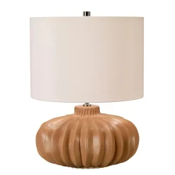 Sale Elstead Tischlampe NOEMI Karamell H:50cm Keramik Lampe