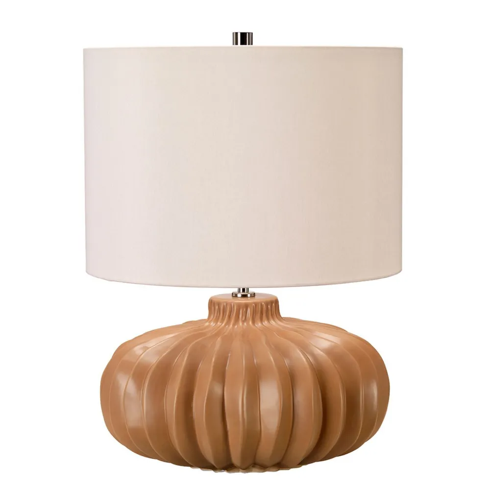 Sale Elstead Tischlampe NOEMI Karamell H:50cm Keramik Lampe