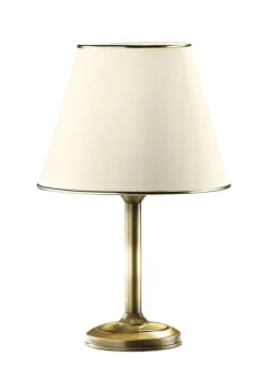 Jupiter Tischlampe PENELO in Messing Weiß 56cm Wohnzimmer* Tischlampen|Schlafzimmer Lampen