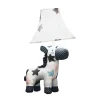 Happy Lamps Tischlampe Pferd Weiß Rosa Blau 47cm Kinder Erwachsene*Kinder Kinderzimmerlampen|Kinderlampen