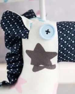 Happy Lamps Tischlampe Pferd Weiß Rosa Blau 47cm Kinder Erwachsene*Kinder Kinderzimmerlampen|Kinderlampen