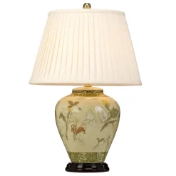 Elstead Tischlampe Porzellan rund 62 cm Klassisch elegant