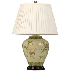 Elstead Tischlampe Porzellan rund 62 cm Klassisch elegant