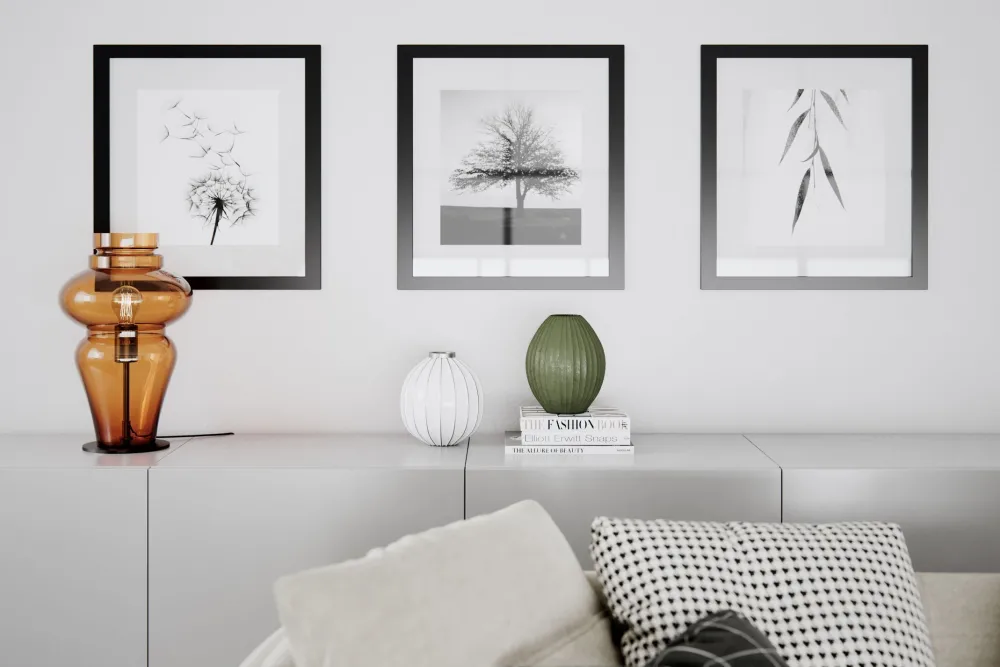 By Rydéns Tischlampe Rauchglas Metall 40,6 cm hoch E27 Vintage Design* Wohnzimmerlampen|Metall Lampen