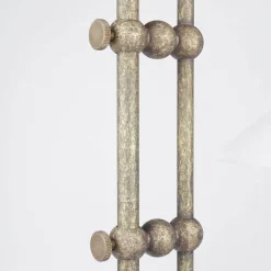 Clearance Giovanni Battista Tischlampe Schreibtisch aus Messing Glas 49 cm E14 in Antik