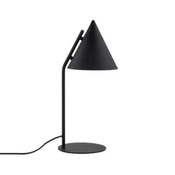 TK Lighting Tischlampe Schwarz 49 cm hoch Metall E27 Retro CODY* Tischlampen|Bürolampen