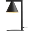 ALDEX Tischlampe Schwarz E14 40 cm hoch Metall Kegelschirm* Tischlampen|Schlafzimmer Lampen