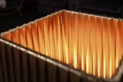 Invicta Interior Tischlampe Stoff Metall H:44 cm E27 in Schwarz Gold* Tischlampen|Schlafzimmer Lampen