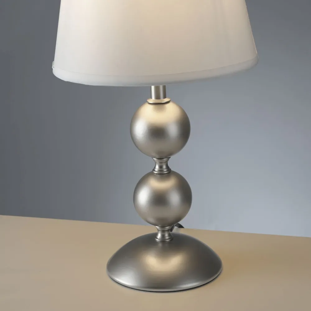 Online Just Light Tischlampe Stoffschirm Metall Creme Bronze 36 cm E27