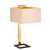 Sale Elstead Tischlampe TIAGO in Gold Braun Creme H:62cm Lampe