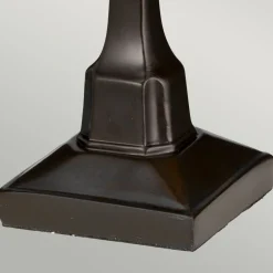 Elstead Tischlampe Tiffany Stil E14 30,5cm in Bronze antik Gelb* Glaslampen|Tiffany Lampen