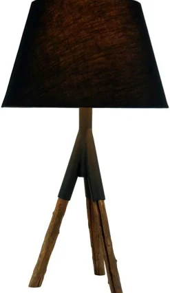 Suna Living Tischlampe Treibholz Handarbeit Dreibein Wohnzimmer* Holzlampen|Lampen Treibholz