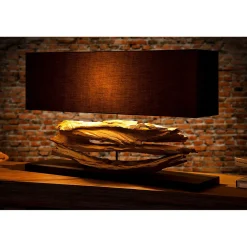 Invicta Interior Tischlampe Treibholz Modern kunstvoll individuell* Tischlampen|Moderne Lampen