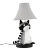 Happy Lamps Tischlampe Waschbär 47 cm Kinderzimmer Wohnzimmer*Kinder Kinderzimmerlampen|Kinderlampen