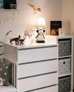 Happy Lamps Tischlampe Waschbär 47 cm Kinderzimmer Wohnzimmer*Kinder Kinderzimmerlampen|Kinderlampen