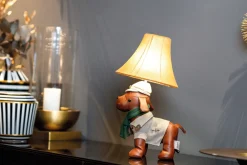 Happy Lamps Tischlampe Wohnzimmer Kinderzimmer Hund 48 cm mit LED*Kinder Kinderzimmerlampen|Kinderlampen
