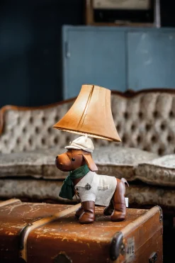 Happy Lamps Tischlampe Wohnzimmer Kinderzimmer Hund 48 cm mit LED*Kinder Kinderzimmerlampen|Kinderlampen