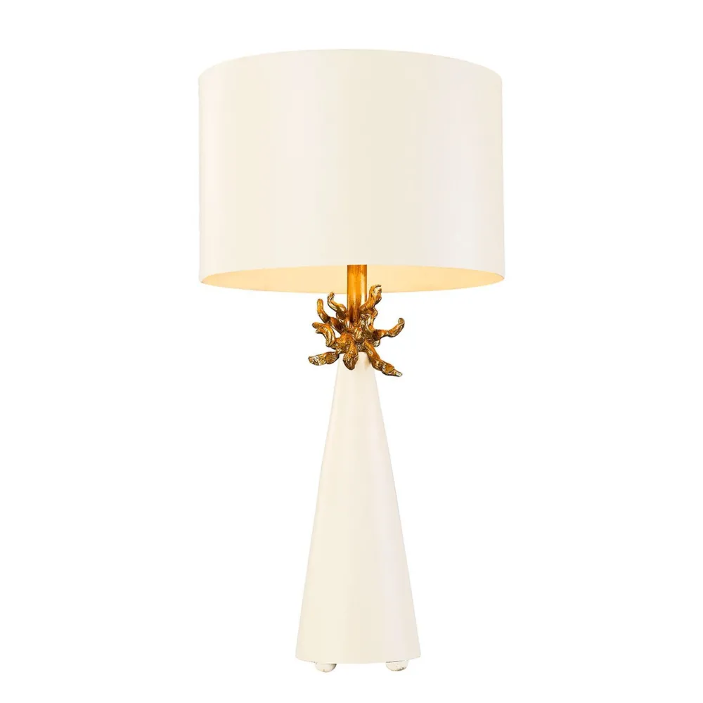 Best Elstead Tischleuchte ARIN Weiß H:79cm Design Bodenlampe