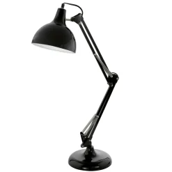 Eglo Tischleuchte Borgillio Schwarz* Schreibtischlampen|Retro Lampen