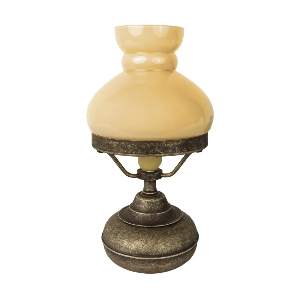 Giovanni Battista Tischleuchte 24,5cm Jugendstil Glas Messing E14* Tischlampen|Lampen Aus Aller Welt