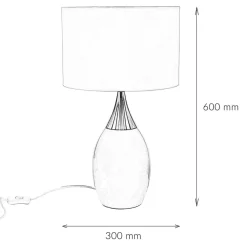 Online Invicta Interior Tischleuchte Ø30cm Klassisch elegant