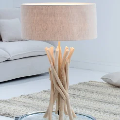 Discount Invicta Interior Tischleuchte Ø40cm Modern kunstvoll aus Treibholz