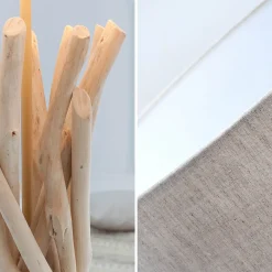 Discount Invicta Interior Tischleuchte Ø40cm Modern kunstvoll aus Treibholz