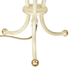 Jupiter Tischleuchte CRINE Shabby Chic 42cm Blumen* Stofflampen|Shabby Chic Lampen