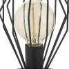 TK Lighting Tischleuchte Draht Schirm Schwarz Metall H22cm* Designerlampen|Moderne Lampen