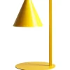 ALDEX Tischleuchte Gelb Metall 40 cm E14 Kegel dekorativ* Metall Lampen|Schlafzimmer Lampen