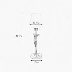 Sale Giovanni Battista Tischleuchte Glas Echt-Messing Handarbeit Klassisch