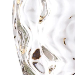 Elstead Tischleuchte Glas Stoff 71,5 cm E27 beleuchteter Fuß LED GU10* Tischlampen|Schlafzimmer Lampen