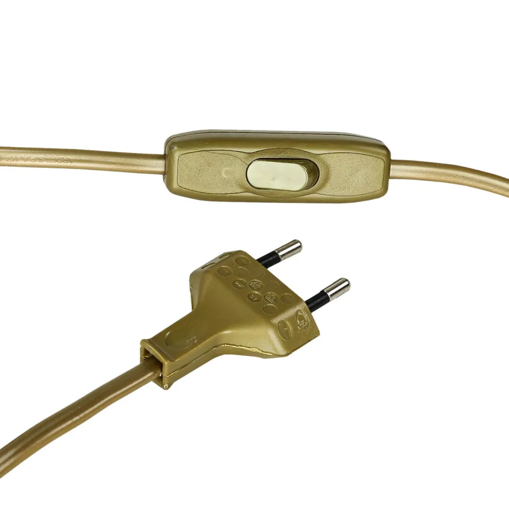 Online Giovanni Battista Tischleuchte Glasschirm Messingsockel elegant TALIS