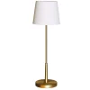 Discount By Rydéns Tischleuchte Gold Weiß 68,5 cm E27 Metall Stoff Modern