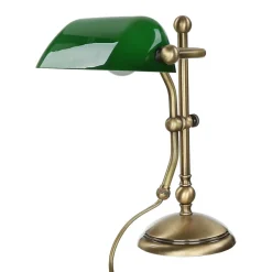 Giovanni Battista Tischleuchte in Bronze Hell aus echtem Messing* Tischlampen|Bürolampen