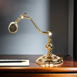 Sale Giovanni Battista Tischleuchte 24K Gold aus Messing Premium