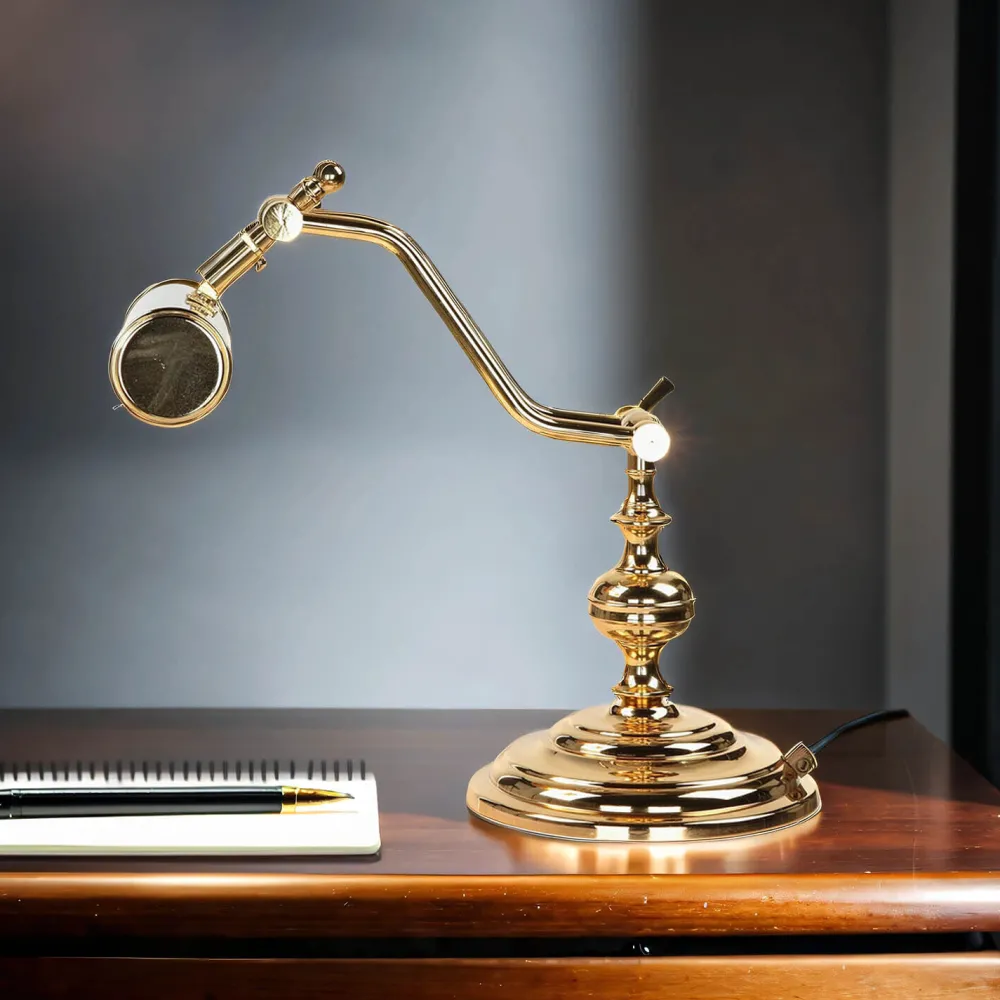 Sale Giovanni Battista Tischleuchte 24K Gold aus Messing Premium