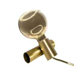 Giovanni Battista Tischleuchte klein H: 8 cm Echt-Messing E27 in Bronze hell* Tischlampen|Lampen Aus Aller Welt