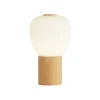 Sale Searchlight Tischleuchte klein H: 25 cm Ø 14,5 cm Glas Holz E14