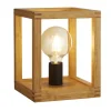 Searchlight Tischleuchte klein H: 25 cm E27 Natur Bambus Holz