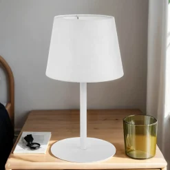 TK Lighting Tischleuchte Maja Weiß Modern* Nachttischlampen|Bauhaus Lampen