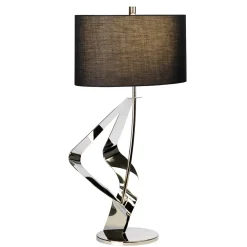 Elstead Tischleuchte MARA Braun Nickel H:78cm Bodenlampe* Tischlampen|Schlafzimmer Lampen