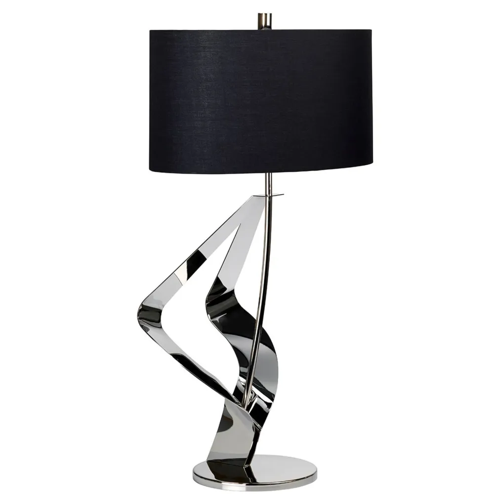 Elstead Tischleuchte MARA Braun Nickel H:78cm Bodenlampe* Tischlampen|Schlafzimmer Lampen