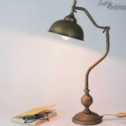 Giovanni Battista Tischleuchte Maritim Bronze Antik* Tischlampen|Bürolampen