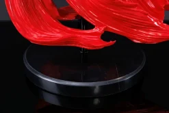 Hot Invicta Interior Tischleuchte Marmor Stoff Rot Schwarz 64 cm gemütlich