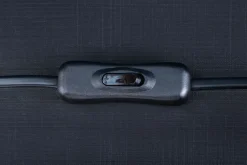 Hot Invicta Interior Tischleuchte Marmor Stoff Rot Schwarz 64 cm gemütlich